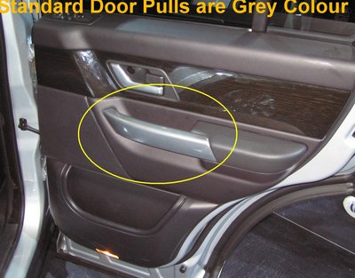 Cherry Wood Interior DOOR PULL KIT - Range Rover SPORT